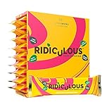 Ridiculous Vegan Protein Bar - Award Winning, Chocolate Caramelicious, 9 Bars, 100% Plant Based & Palm Oil Free, High Protein - Protein Works