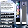 AI Smart Pen Chat GPT, 3.69 HD Touchscreen Scan Reader for Math and History, 60+ Languages Offline Translation Pen, Bluetooth Voice Recorder Study Assistant for Students