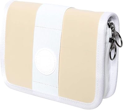 CURTIS Mega Tuba Mouthpiece Pouch - Coated Nylon with Zipper, 5 Piece Beige