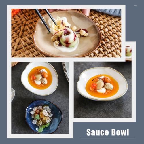 ibasenice 3 Pièces Petite Assiette D’assaisonnement Japonaise – vue 3