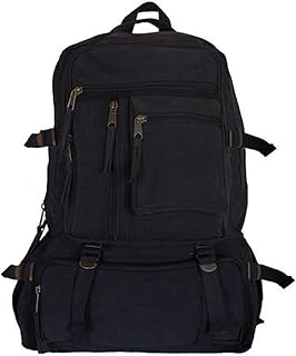 Fox Outdoor Products Retro Cantabrian No Leather Trim Excursion Rucksack, Black