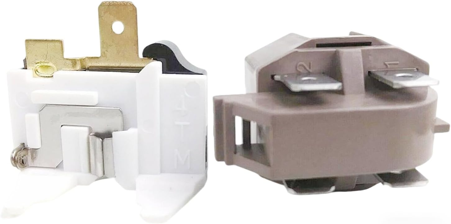 4387913 Refrigerator/Freezer Overload Relay Kit, Replaces 4241370 4387913 4387766 7020935, 4387836 Suitable for Whirlpool, Frigidaire, GE, KitchenAid,Magic, LG