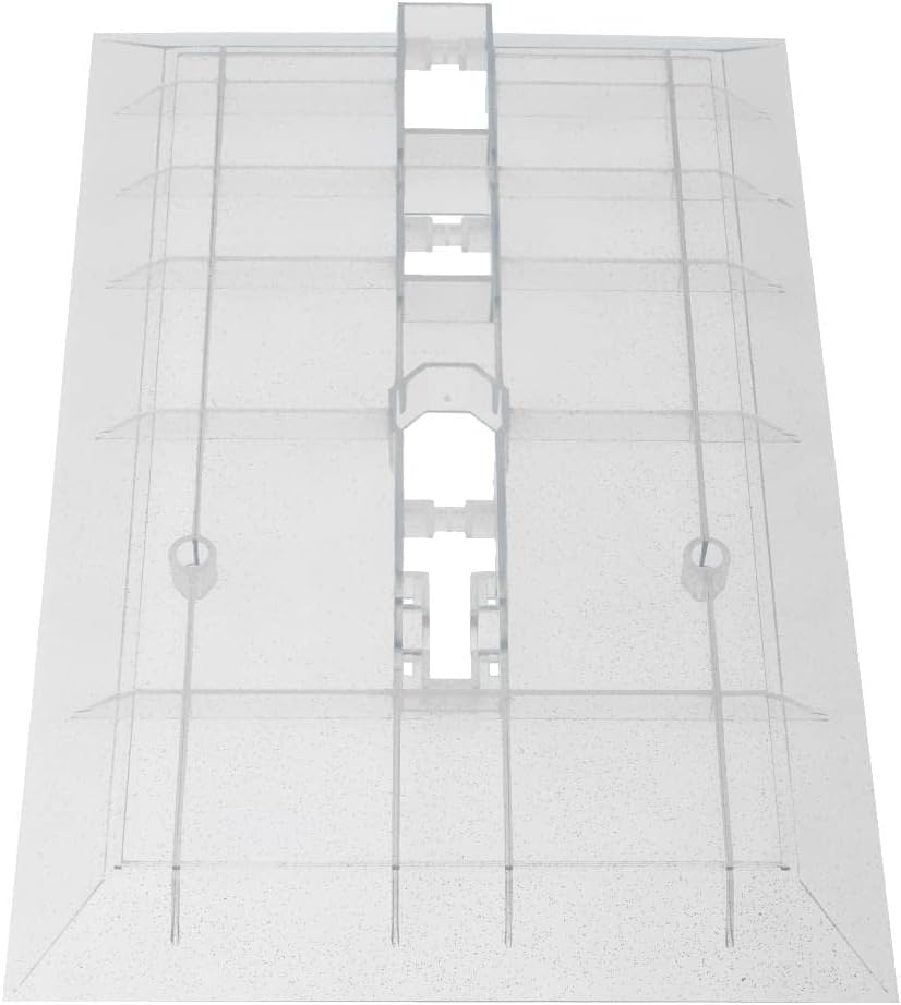 misppro PVC Display Base for 1/60 1/100 Scale Action Figure Toy, Stability Wide Base, Modern (Transparent)