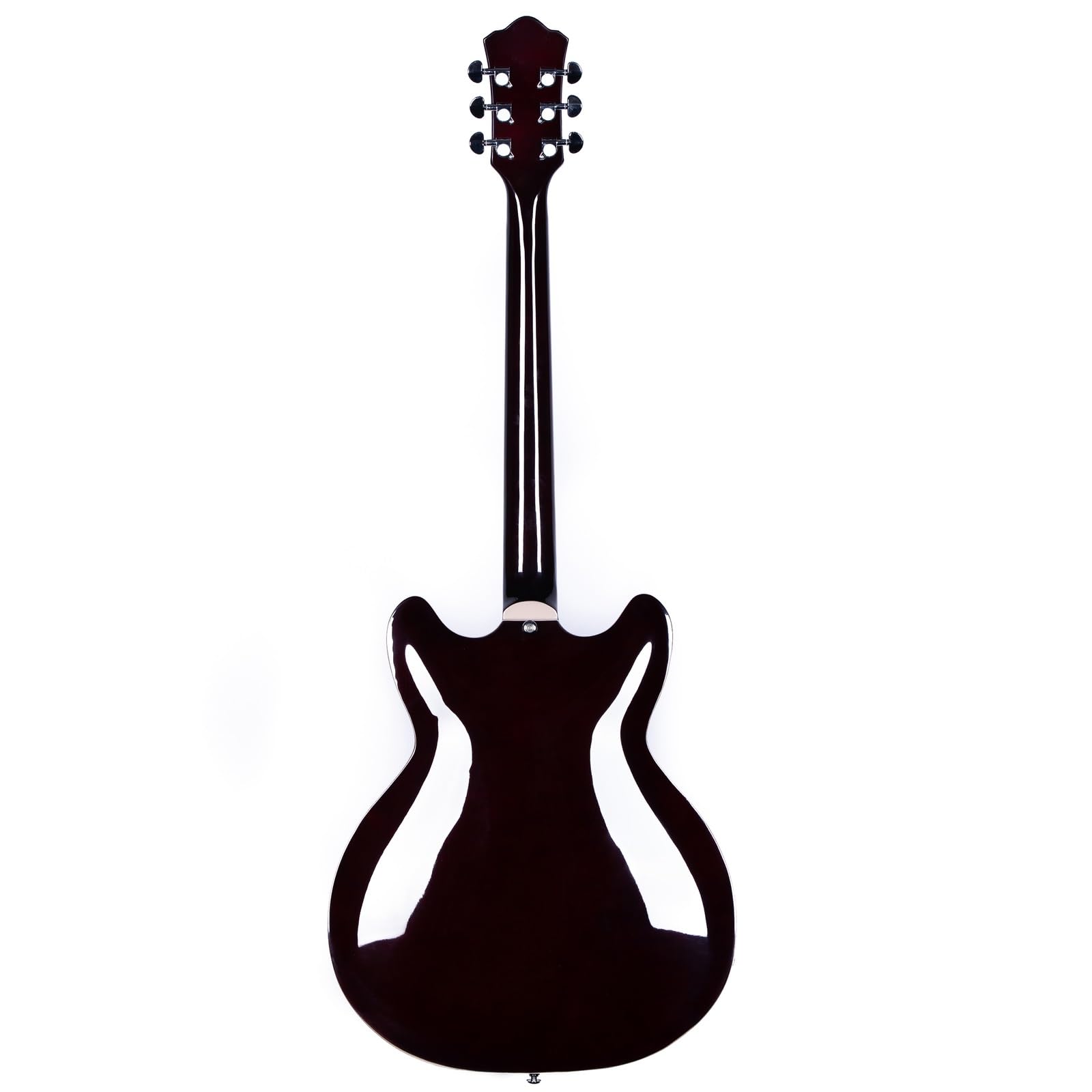 Guitarra Eléctrica Guitarra Eléctrica Profesional Para Zurdos Jazz De 6 Cuerdas Cuerpo Semihueco Puente De Cola(Type 5)