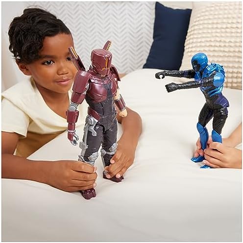 DC Comics, Carapax Action Figure, Red Suit, 12-inch, Detailed Sculpt, Poseable Blue Beetle Movie Collectible Superhero Kids Toys for Boys and Girls, Ages 3+ 6 51PDaf8fYmL. AC