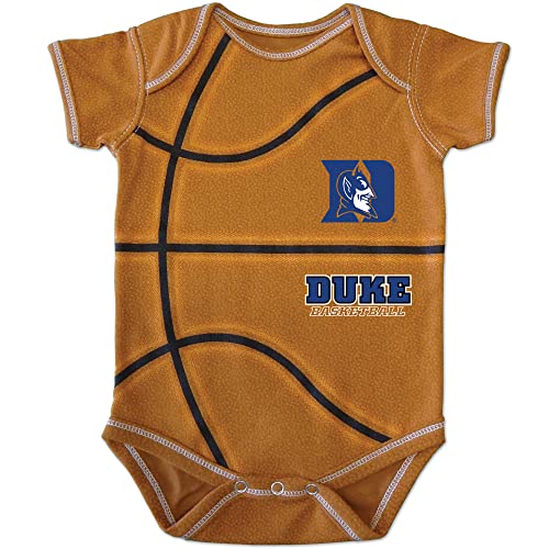 Image of Duke Blue Devils Infant MVP Basketball Short Sleeve Bodysuit (6M)