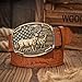 Wojgzon Western Belt Buckles for Men Women Cowboy Belt Buckle American Patriotic Belt Buckles Deer