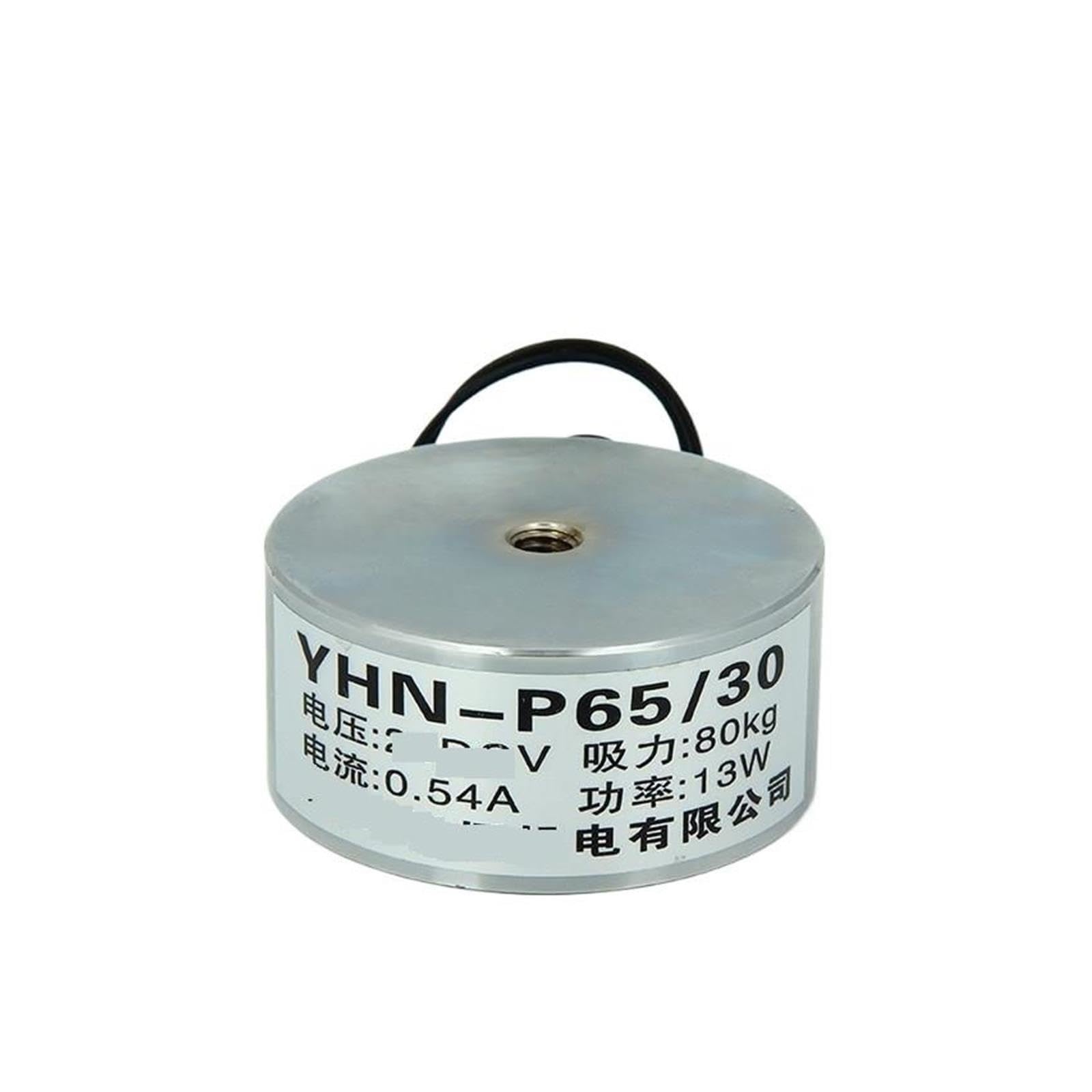 YHN-P65/30 Ventouse électromagnétique Puissance d'aspiration 80KG DC12/24V(DC24V)