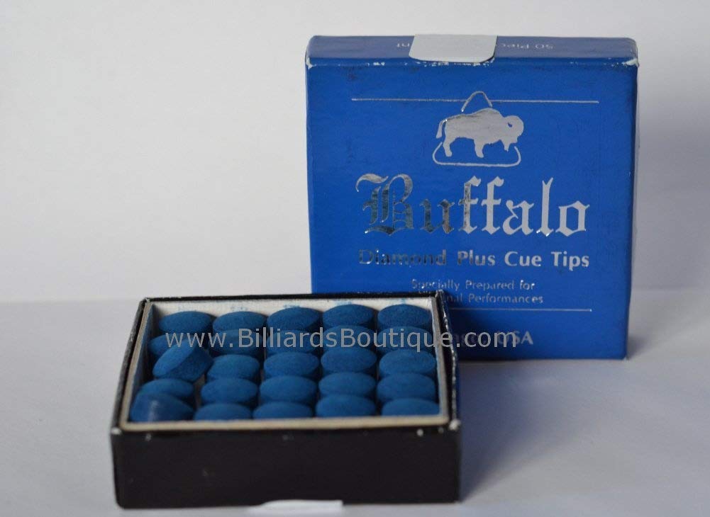 SGL 5 x BUFFALO DIAMOND PLUS CUE TIPS (12mm)