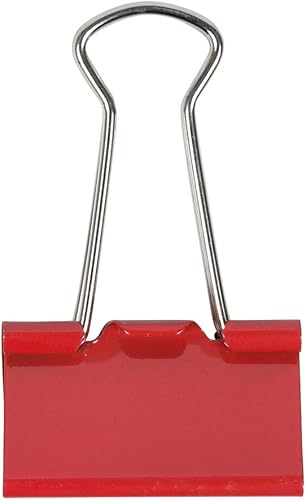 Vista 45 de Broches aprietapapeles JAM Paper®, Rojo