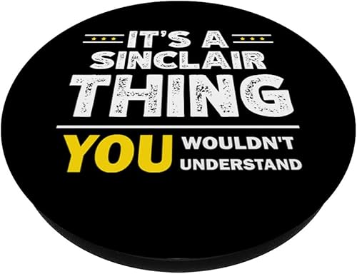Miniatura 2 de It's A Sinclair Thing You Wouldn't Understand Family Name PopSockets Swappable PopGrip