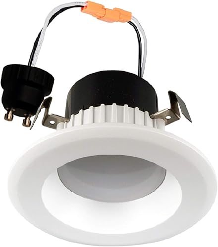Goodlite G-19957 3 pulgadas LED redondo retrofit Downlight para viviendas empotradas de 3-3.5 o 3.7 pulgadas, regulable. 9w 700 lúmenes 75w Eqv. CRI