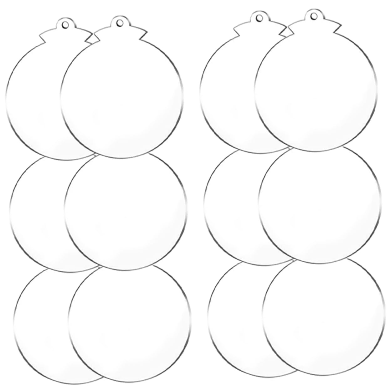 PRETYZOOM 216 STK Weihnachtskugel Dekoration personalisierte weihnachtskugeln personalisierte+weihnachtskugeln Weihnachtskugelverzierungen Leere Kugelweihnachtsverzierungen Christbaumschmuck