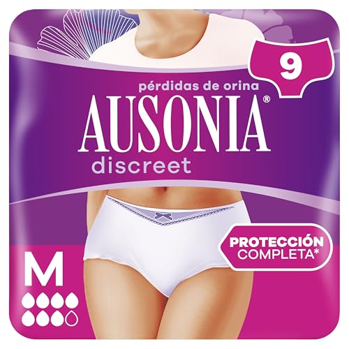 usonia Discreet Braguitas Para La Incontinencia Plus, Talla M, Pack de 18, Bloquea Pérdidas Y Olores, Cómodas Y Discretas