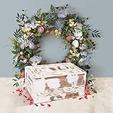 Picture of Engraved Wooden Cremation Urns for Human Ashes,White Wash Indian Wood Memorial Pet Urns for Dogs,Wooden Urns Hand-Crafted,Wood Box (Medium -6x4x2.75 Inch)