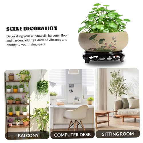 Bol pour oiseaux et pot de fleurs en céramique pour balcon et bureau