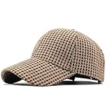 WOUND Casquette Homme Casquettes De Baseball Pied De Poule pour Hommes Été Plaid Femmes Casquette Os Camionneur Chapeau Casquette Homme, Style2,56-61Cm