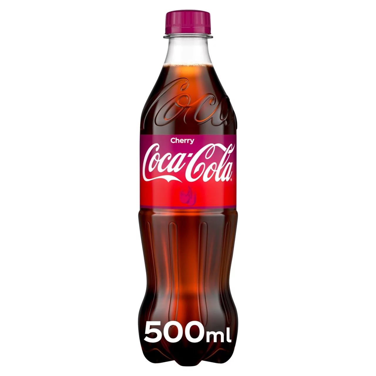 Coca-Cola Sparkling Soft Drink, Cherry, 500ml
