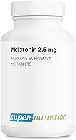 Vista 1 de Supersmart Melatonina 2.5 mg (acción ultra rápida) – Suplemento natural de disolución rápida de melatonina Sabor natural a menta Sin OMG – Sin