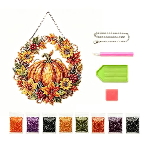 Colgantes de arte con diamantes para Halloween, el regalo DIY perfecto para decorar