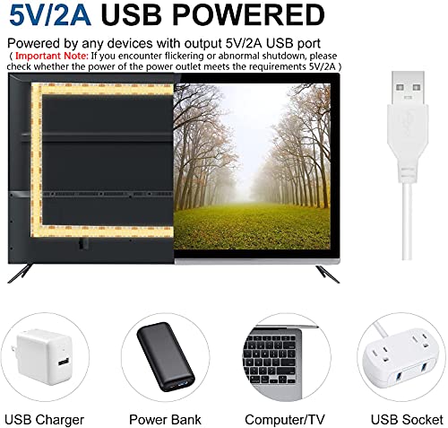 Tira de LED USB PAUTIX 2 m 6000K 640 LEDs Dimmable miniatura 4