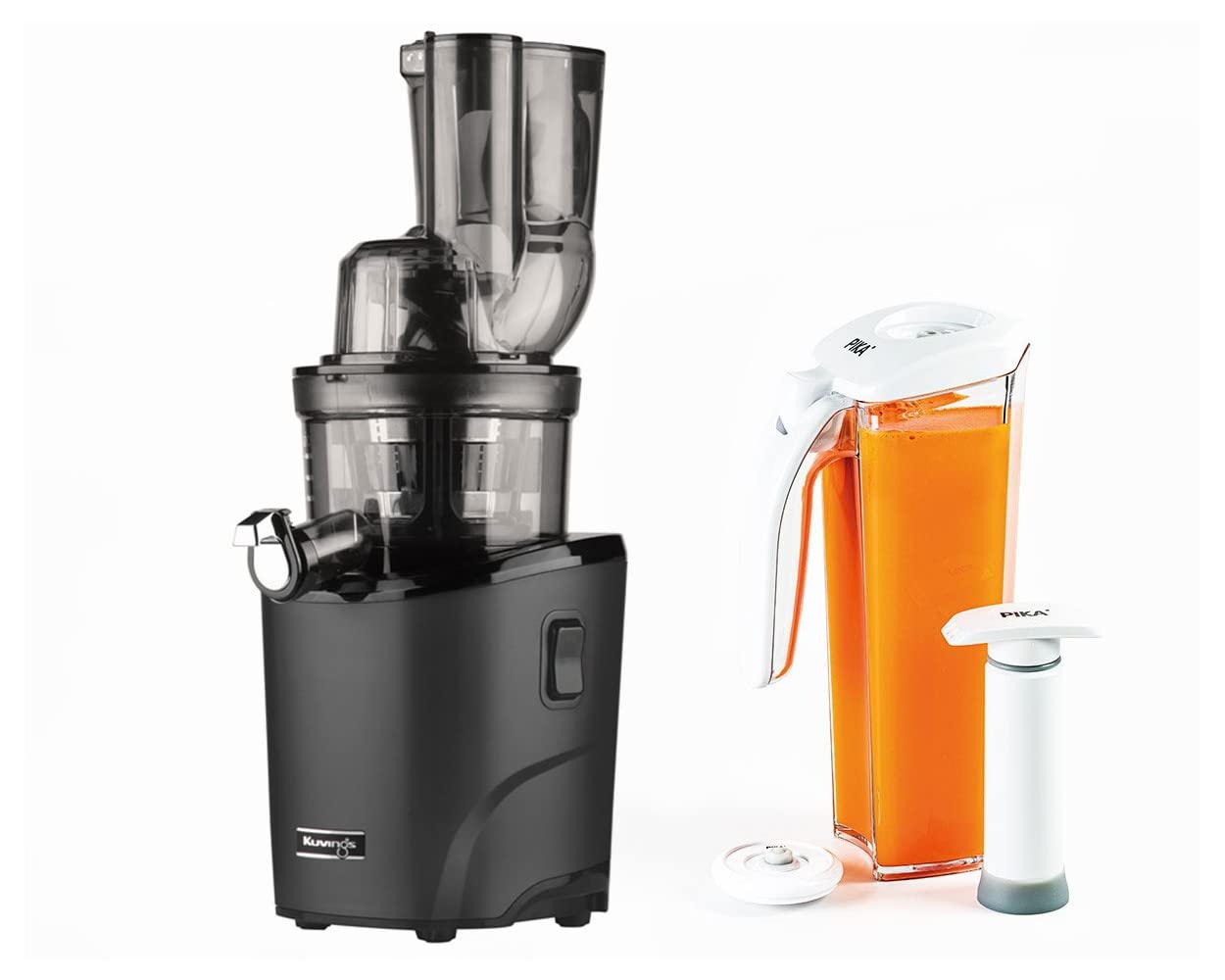 Kuvings - Extracteur de jus REVO830 + kit de conservation de jus sous vide - Noir