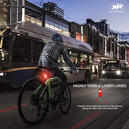 Niterider Sentinel 150 Lumens Usb Rechargeable Bike Tail Light Powerful Lasers Daylight Visible Bicycle Led Rear Light Easy To Install For Men Women Road Mountain City Commuting Cycling Safety Flash #TOP2