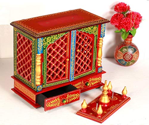 Mandapam en bois autel de prière compact pour appartement - 4