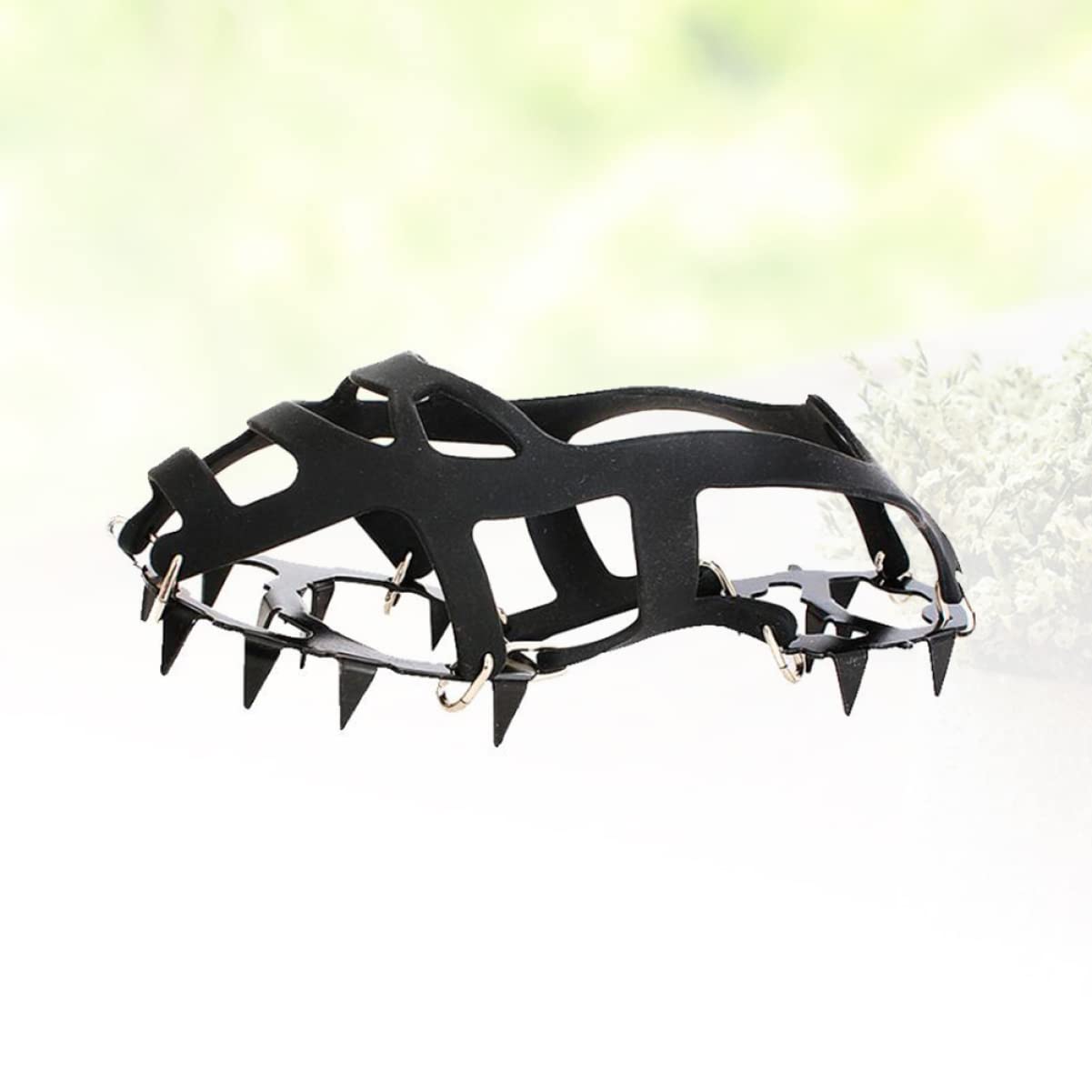 WOFASHPURET Snow Shoes Ice Spikes Anti-Skate Claws 18 Tooth Silicone Grippers for Outdoor and Indoor Activities