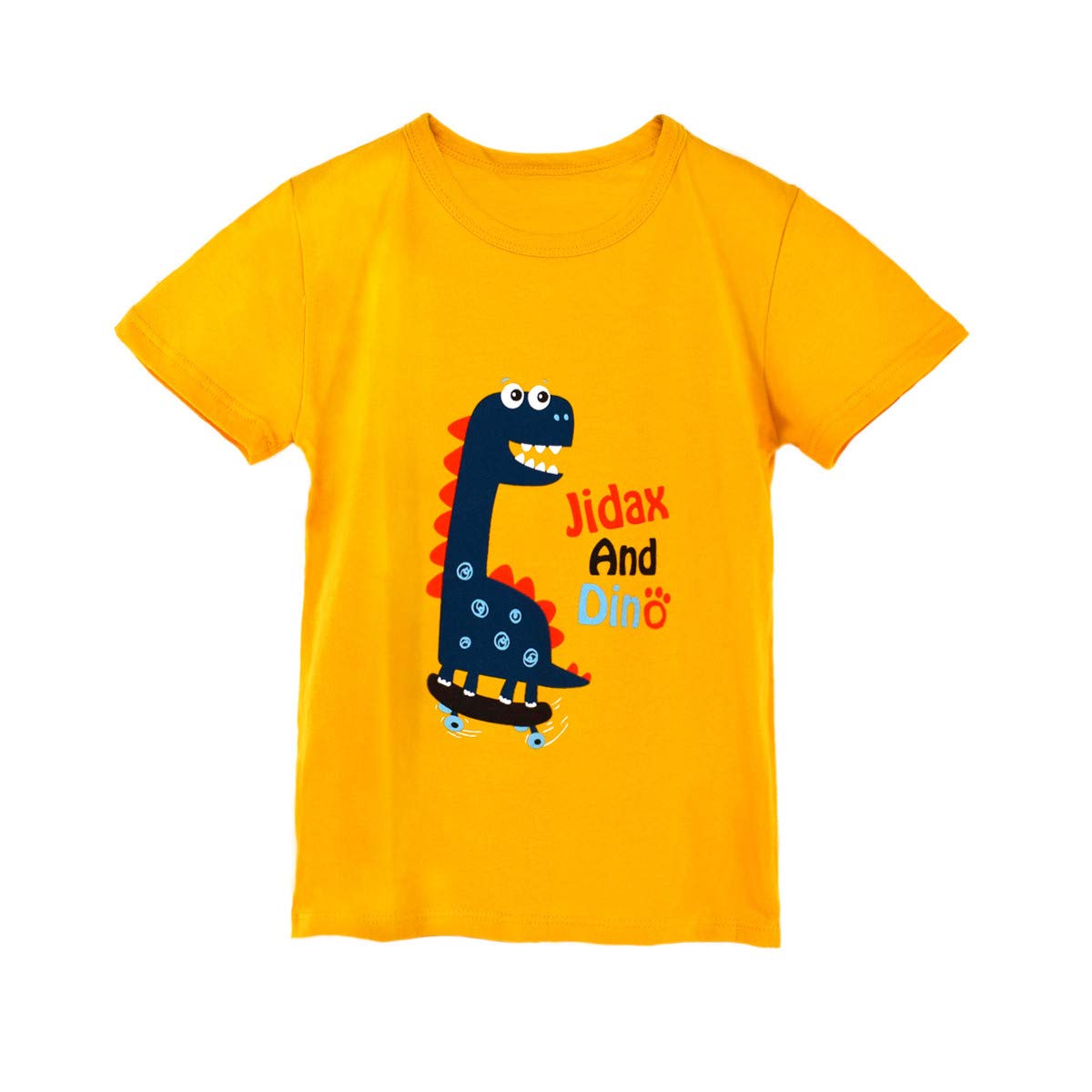 Kids Cotton Short Sleeve T-Shirt Crewneck Tee