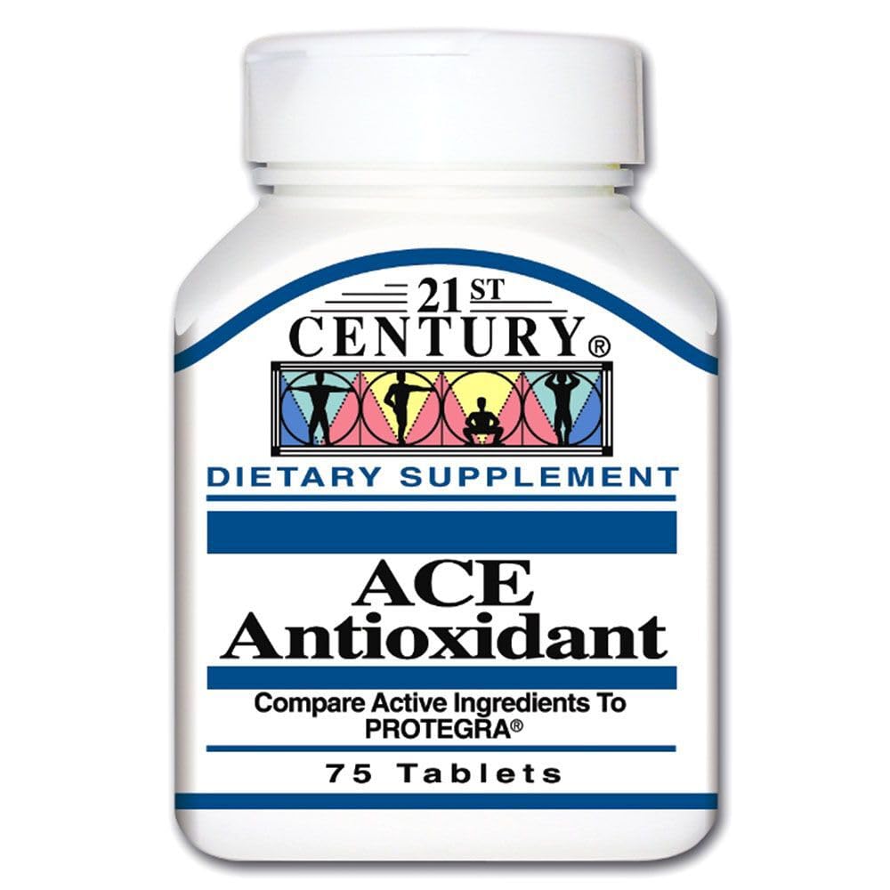 21st Century ACE Antioxidant Tablets with Selenium & Zinc, 75 Count 75 Count (Pack of 1)