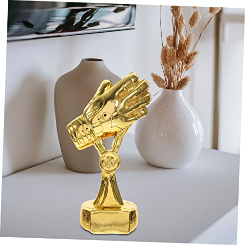 NOLITOY Luva Troféu Decoração De Mesa Decorações Memoriais Lembrança Presentes Futebol Goleiro Prese