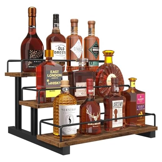 Prateleira de Garrafa de Licor Retro