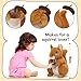 BENINY 14“ Realistic Squrrile Stuffed Animal, Cute Squirrel Plush Toy with Holding Mini Acorn, Plushie Gift for Kids