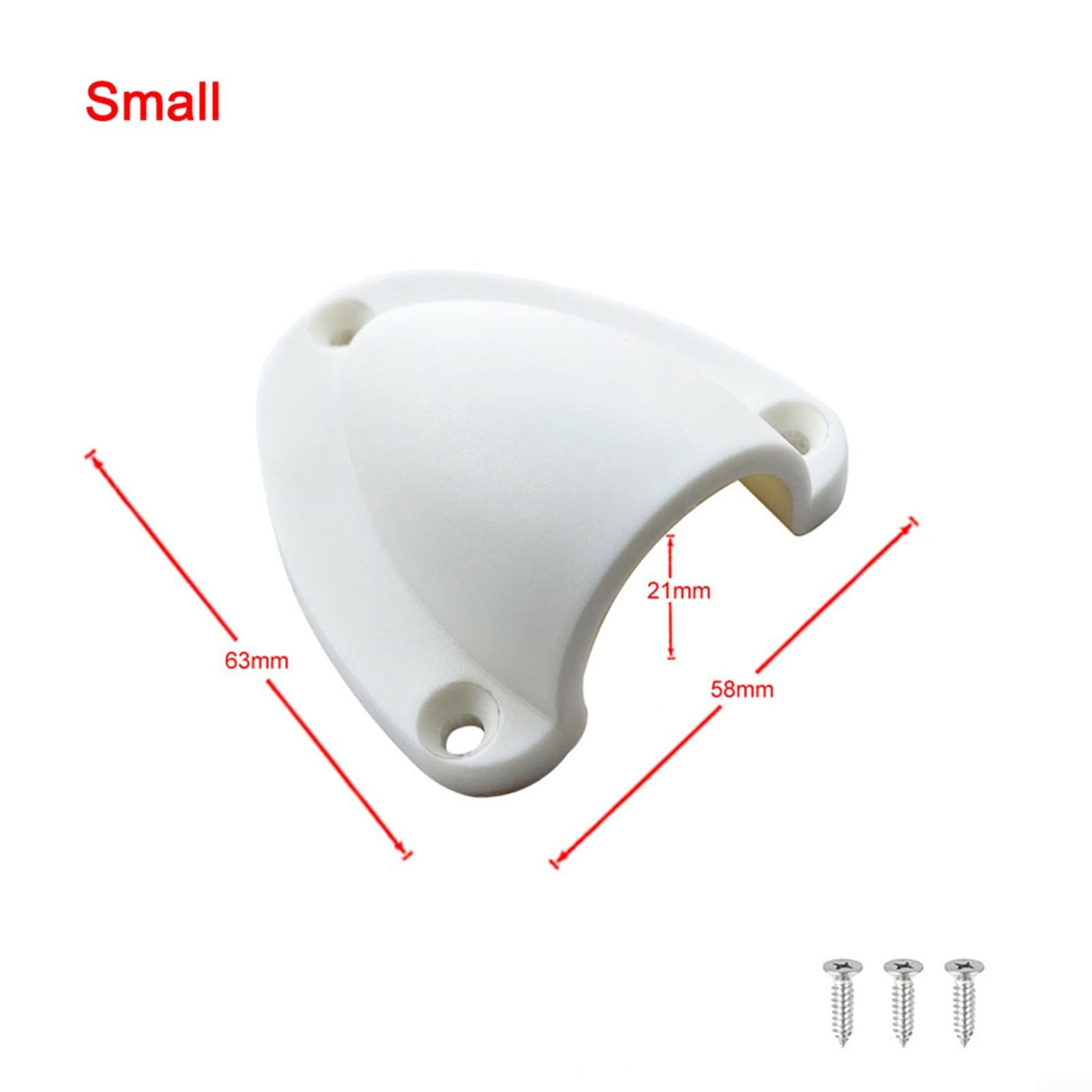 Tapa de ventilación de nailon resistente a la intemperie para cables y mangueras, solución ideal para condiciones exteriores duras (blanco grande)