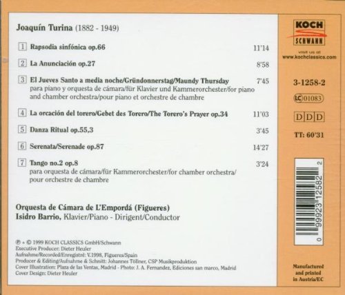 Rapsodia sinfonica Op.6 / El Jueves santo a media noche – vue 2
