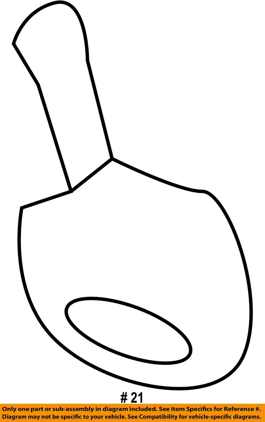 Genuine OEM 86667-B8000 CAP-RR HOOK / 86667B8000 for select