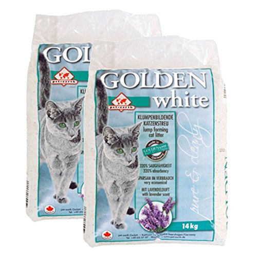 pet-earth Golden White Katzenstreu mit Lavendelduft 2x14kg pet-earth Golden White Katzenstreu mit Lavendelduft 2x14kg