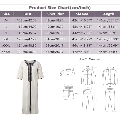 Ensemble tenue dishdasha arabe cadeau idéal pour le Ramadan - 6