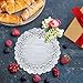The Baker Celebrations 6 Inch White Paper Doilies (100 Pack) – Round Lace Liners for Dessert Plates, Tea Parties, Cookies & Crafts – Disposable Party Decor Made in Canada