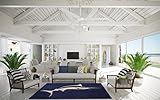 Garland Rug Marlin Area Rug, 5 x 7', Indigo/Ivory