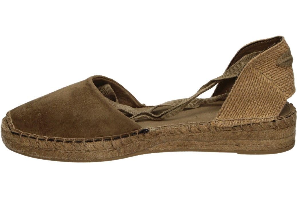 Skydiva | Alpargatas Planas Fancy para Mujer – Yutes de Esparto – Espadrilles con Cintas – Cómodas y Versátiles – Combinables – Estilosas – Moda