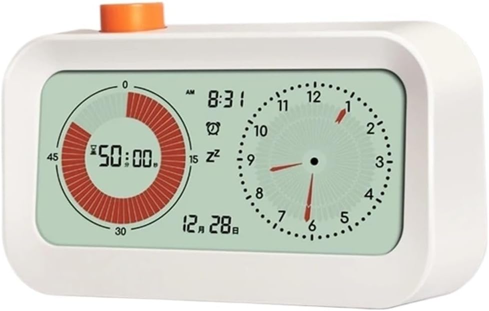 Visual Manual Countdown Timer for Kitchen, Cooking, Shower & Stopwatch