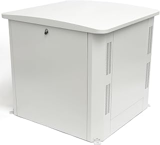 Generator Box,Universal Generator Cover,Interior Space:39" x 34" x 34.5" for Most Larger Generators,Waterproof,Reduce noise,Air-Cooled(White)