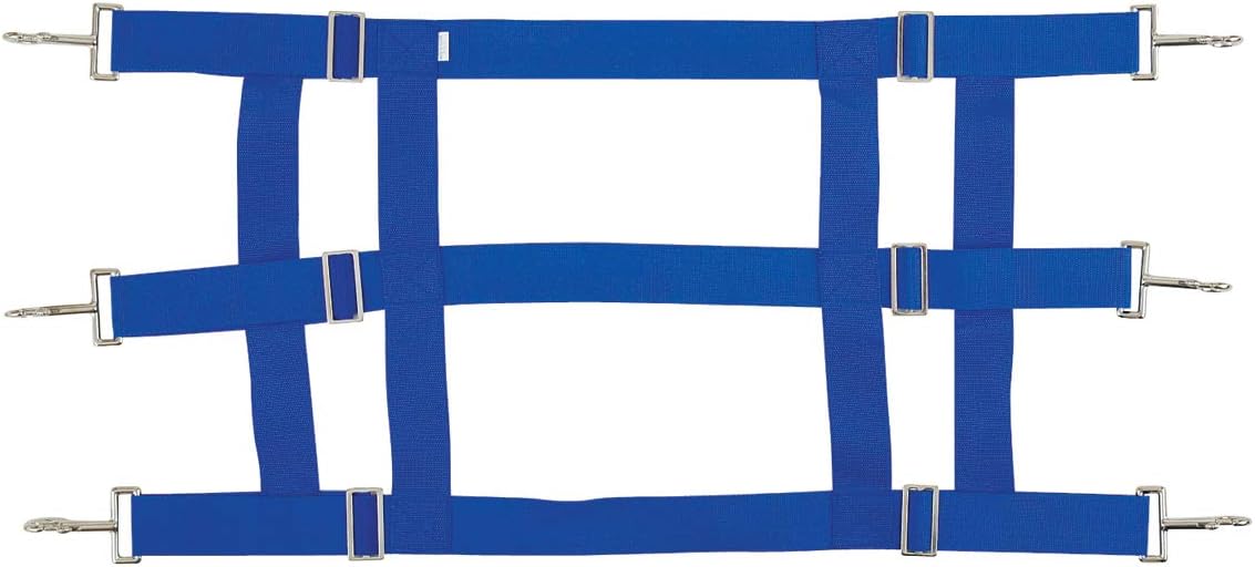 Southwestern Equine Premium Nylon Stall Guard for Horses (Royal Blue)