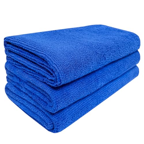 Image of Microfiber Cloth Car Interior Cleaning - (40X40 cm) - 320 GSM - Wet and Dry Microfiber Interior Clean Cloth (Pack of 3)
