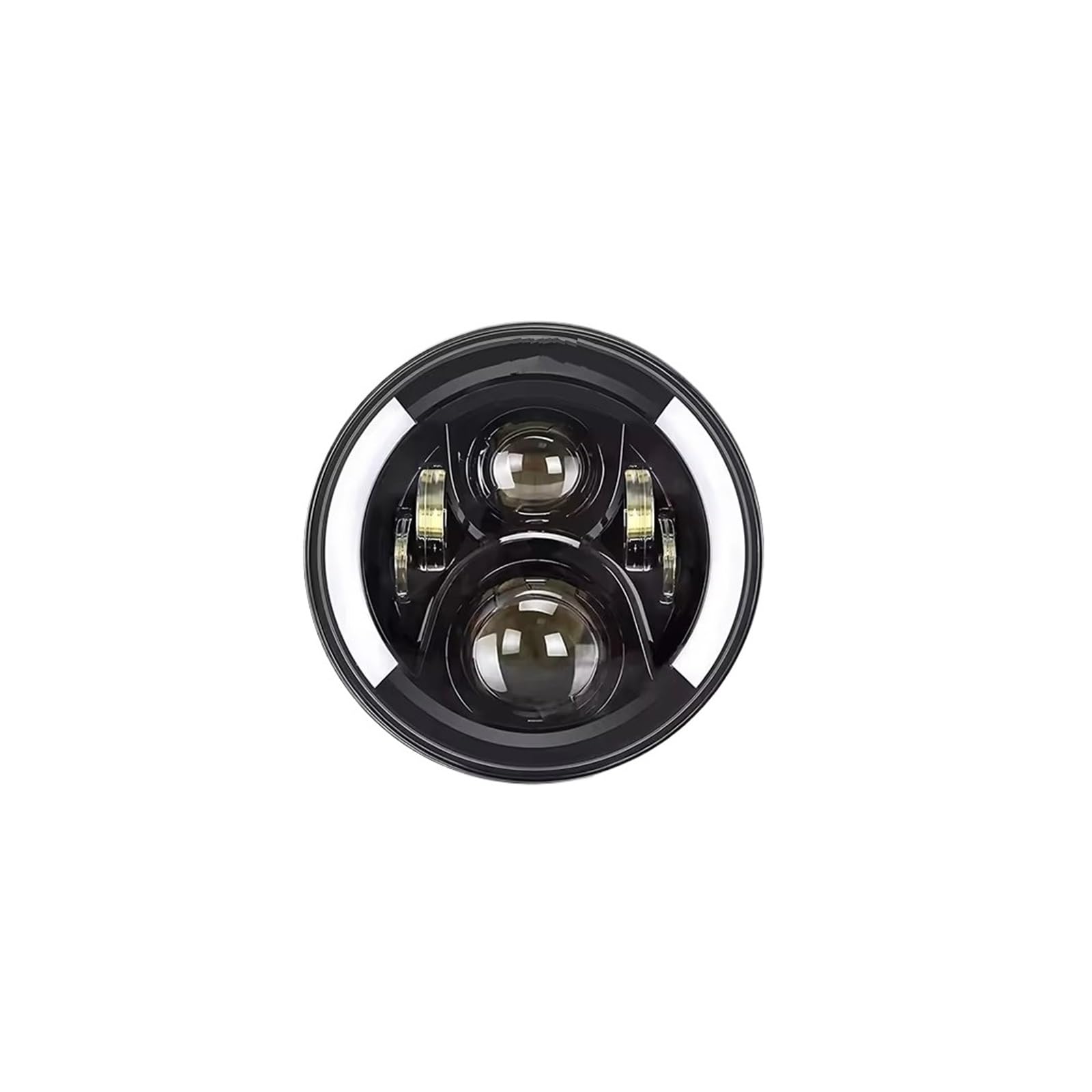 Faro anteriore Per Jeep JK TJ Per Auto Fuoristrada Faro Principale Da 7 Pollici Hi/Low H4 Halo Angle Eyes DRL 12V 24V Fari Anteriori(1PC 7inch)