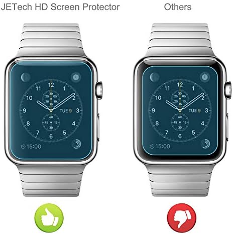قیمت و خرید محافظ صفحه نمایش 3 بسته ای JETech برای Apple Watch 42mm Series  1 2 3 Cover TPE HD Full Cover Cover برند JETech | مالتینا