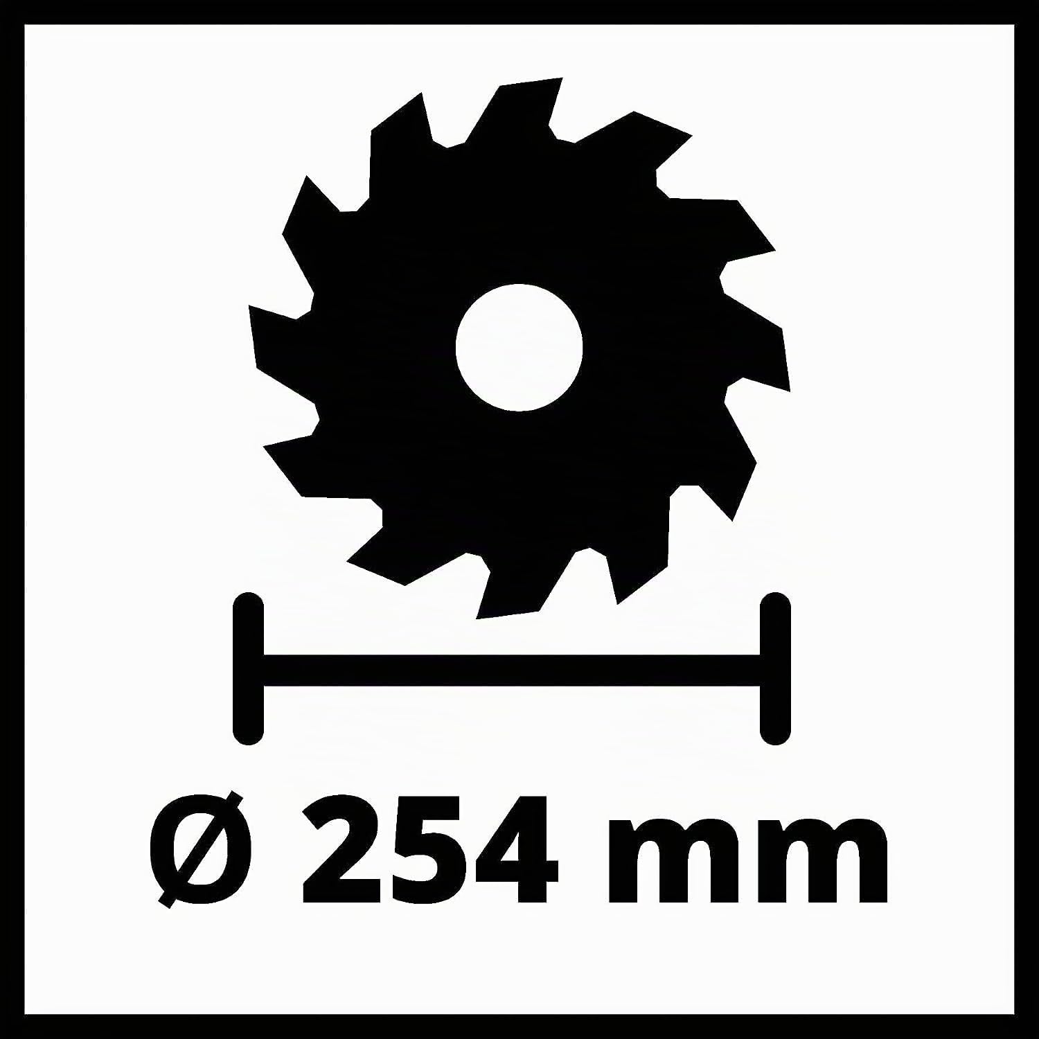 Einhell Sega circolare da banco TC-TS 2225 U (max. 2.200 W, avvio graduale, guida parallela/angolare, lama inclinabile, regolazione in altezza fino a 80 mm, prolunghe)