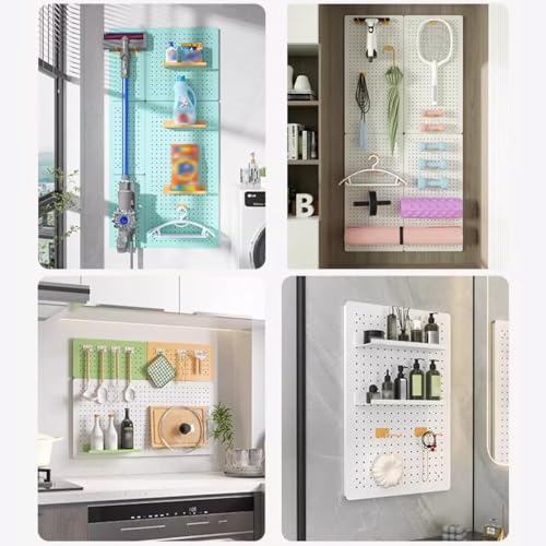 Panneau perforé mural et kit d'organisation pour cuisine et garage - 5